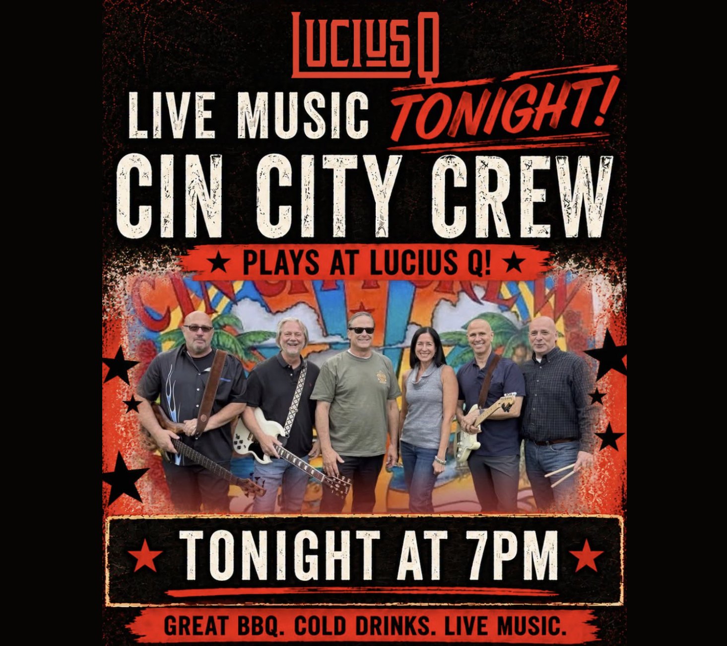 Lucius Q Live Music 2026 — Cin City Crew live